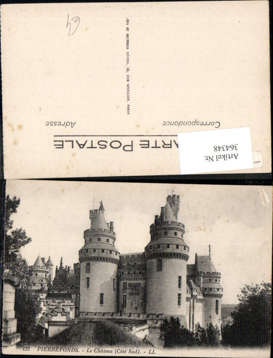 364348,Schloss Pierrefonds Le Chateau Cote Sud
