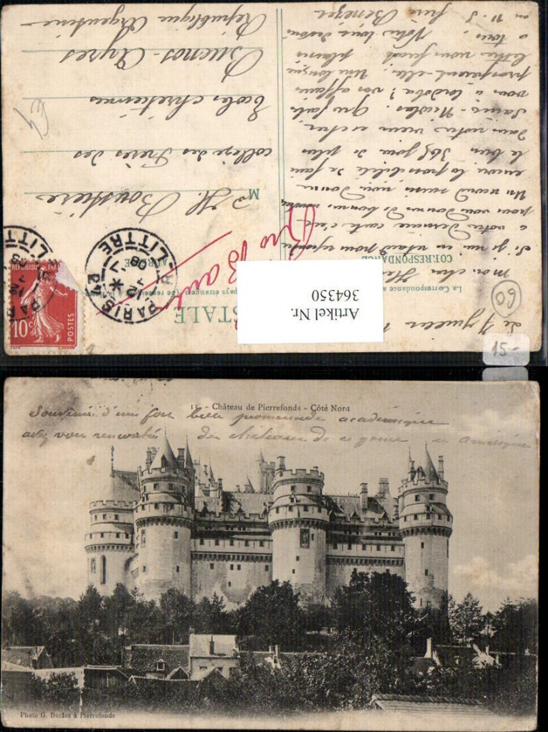 364350,Schloss Chateau de Pierrefonds Cote Nord