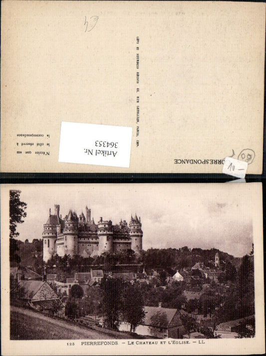 364353,Schloss Pierrefonds Le Chateau et l Eglise