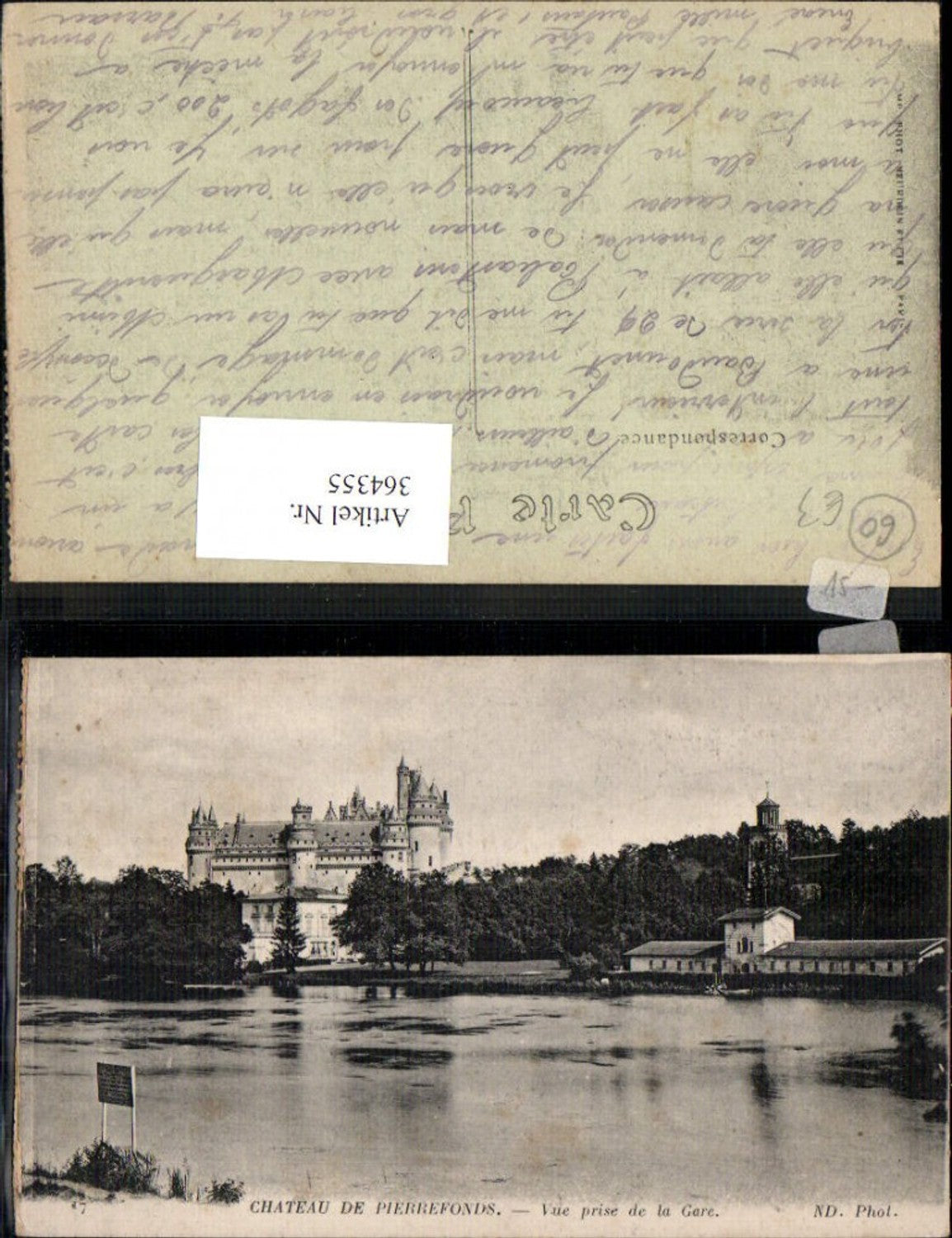 364355,Schloss Chateau de Pierrefonds Vue prise de la Gare