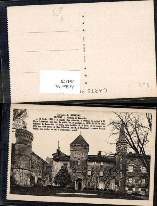 364370,Schloss Lamartine St Point Chateau de Lamartine