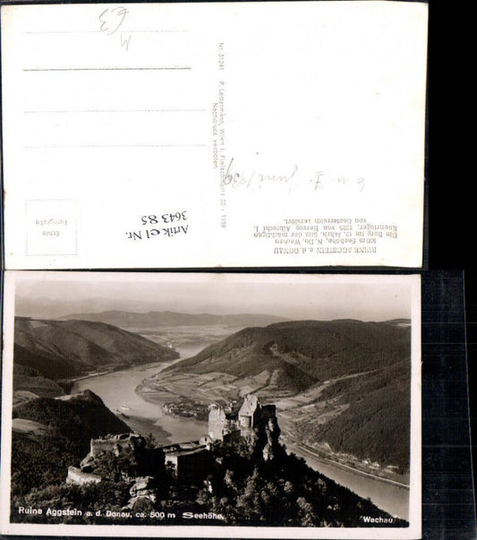364385,Foto Ak Ruine Aggstein a. d. Donau Wachau Burg Burgruine
