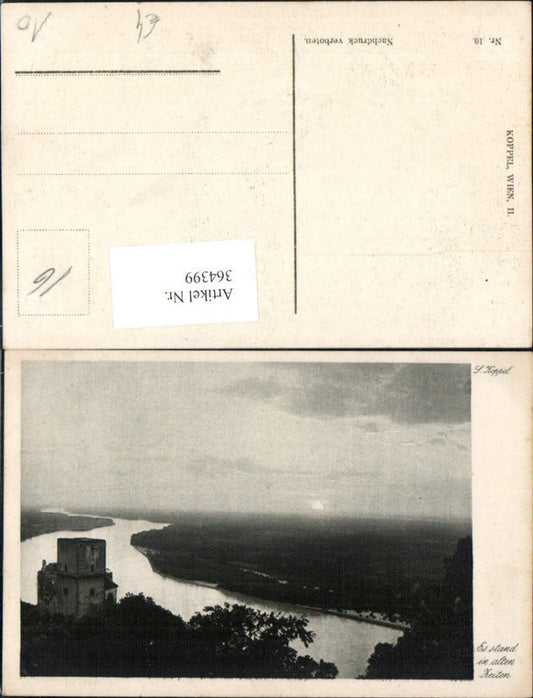 364399,Burg m. Flusstal Es stand in alten Zeiten Koppel