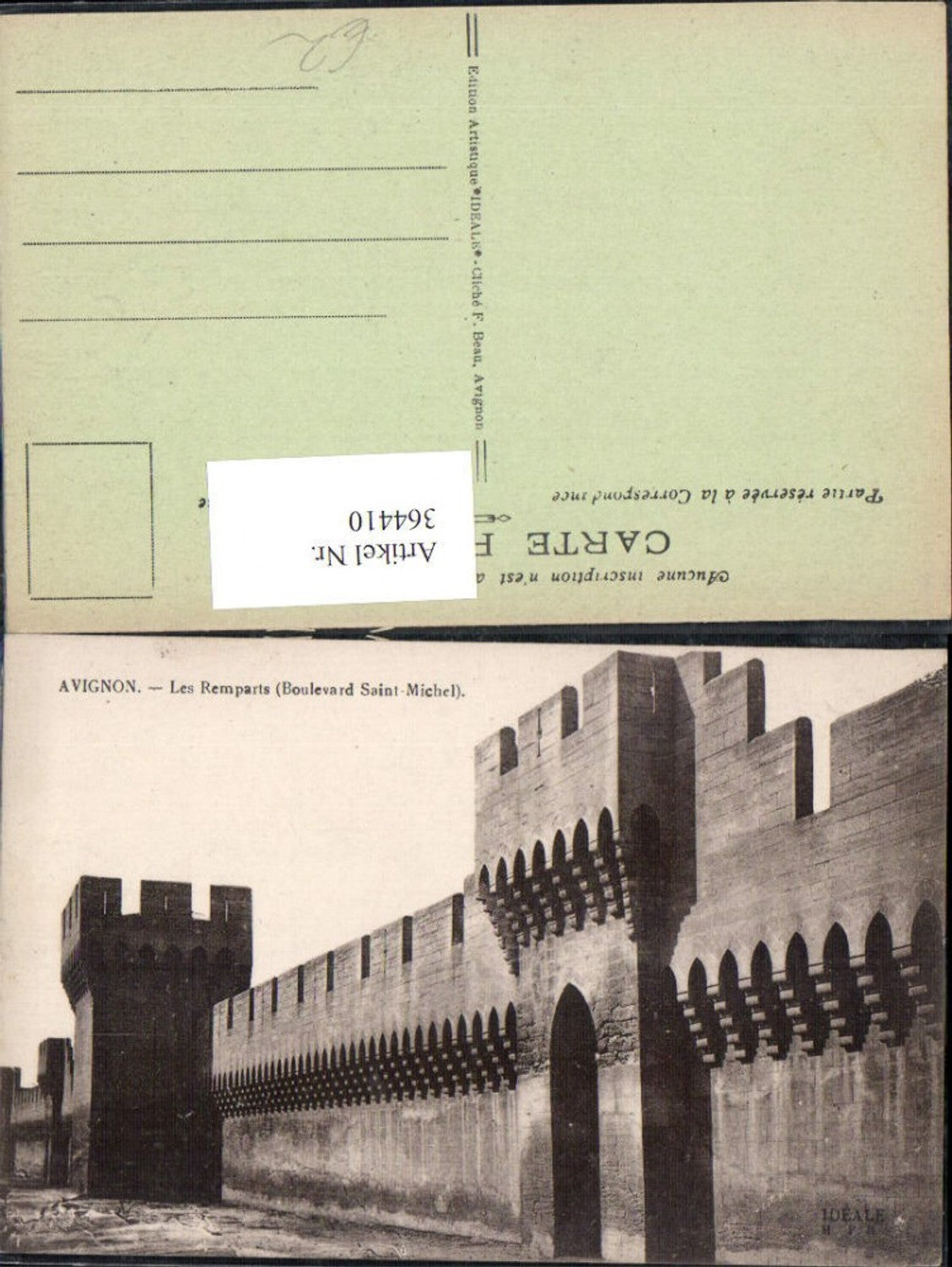 364410,Schloss Avignon Les Remparts Boulevard Saint-Michel