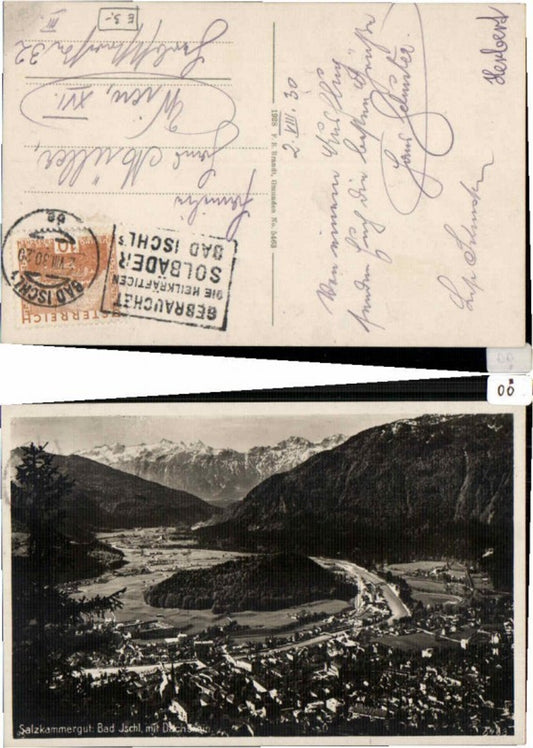 63137,Bad ischl mit Dachstein 1930 pub Brandt 5463