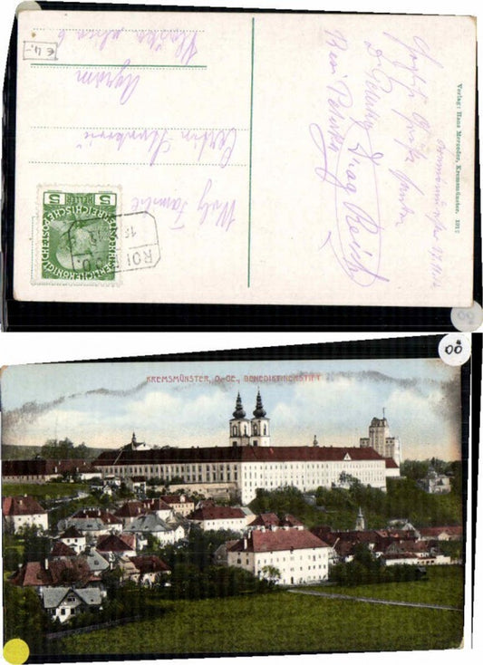 63230, Kremsmünster, section of the town, 1912