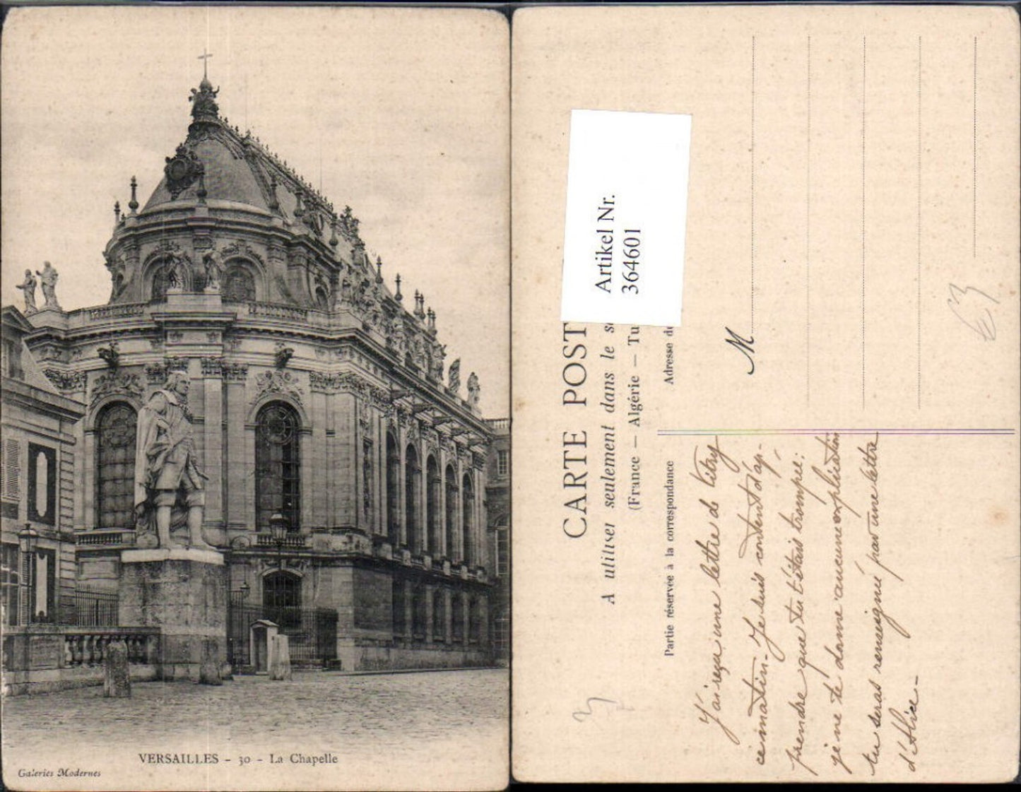 364601,Statue Versailles La Chapelle
