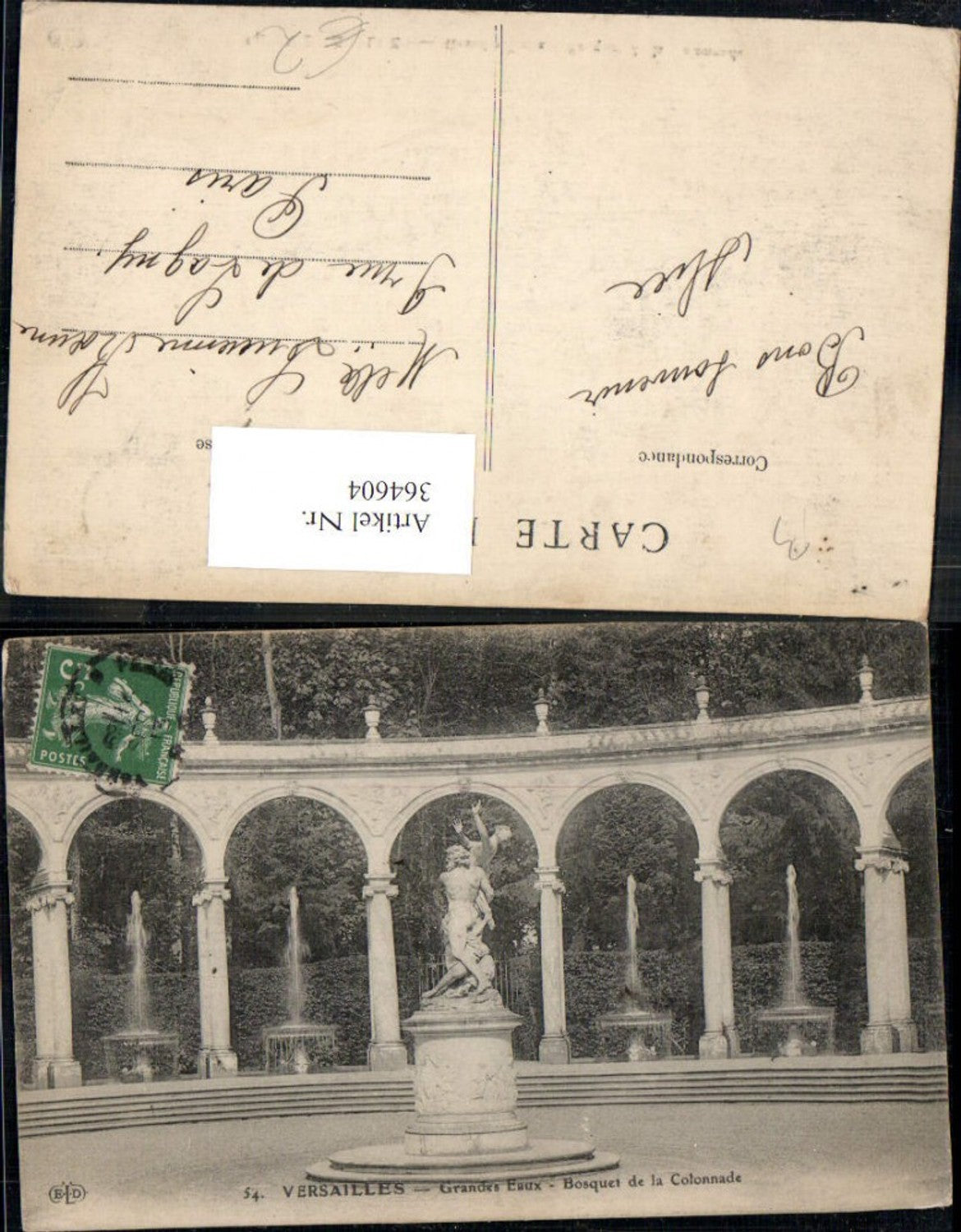 364604,Statue Versailles Grandes Eaux Bosquet de la Colonnade Springbrunnen