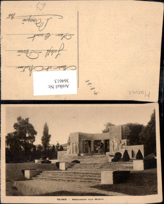 364613,Reims Monument aux morts Denkmal