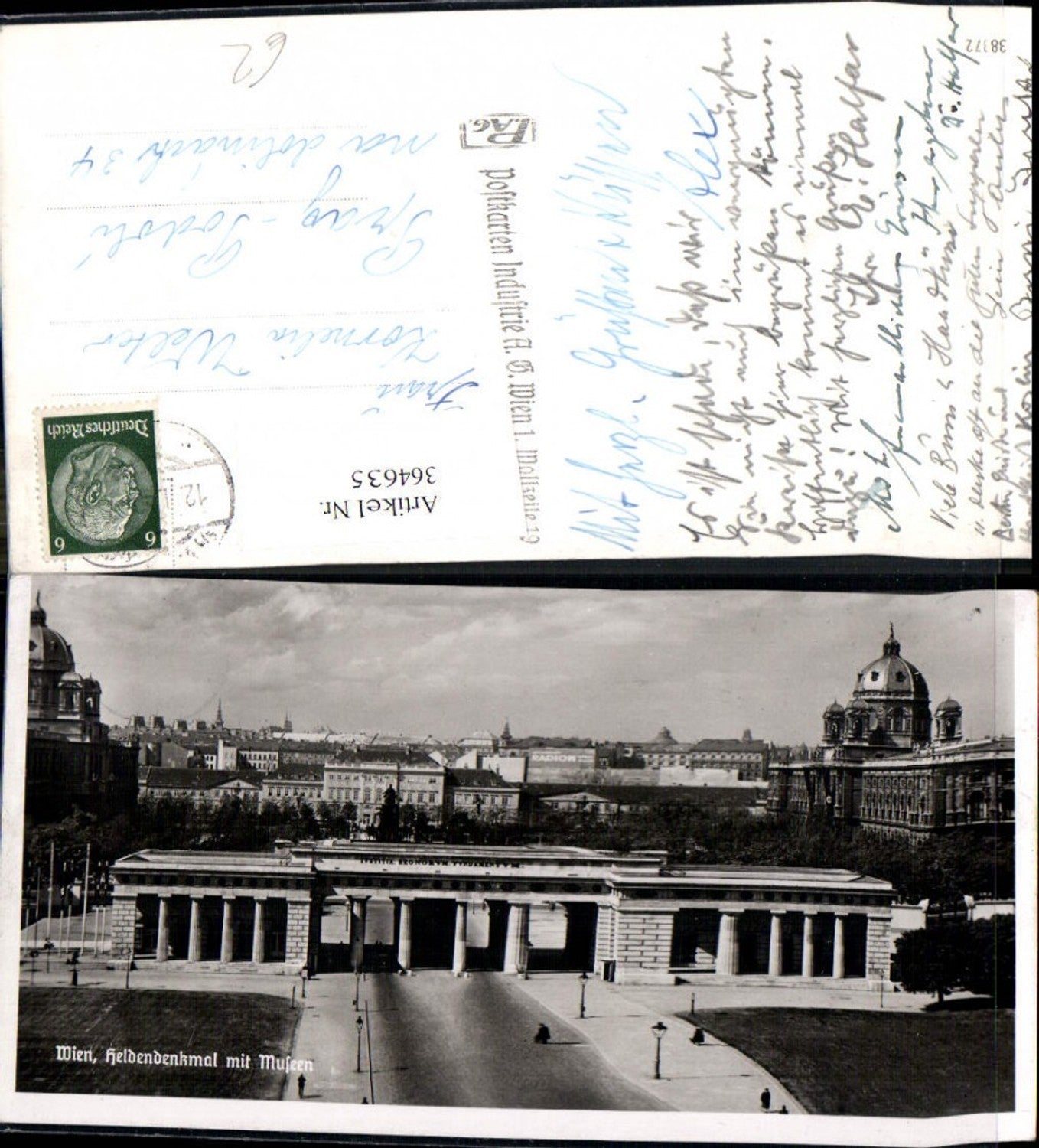 364635,Wien Heldendenkmal m. Museen
