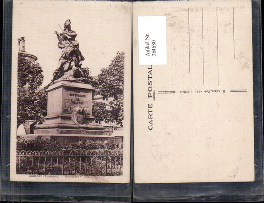 364680,Statue Belfort Monument Quand Meme