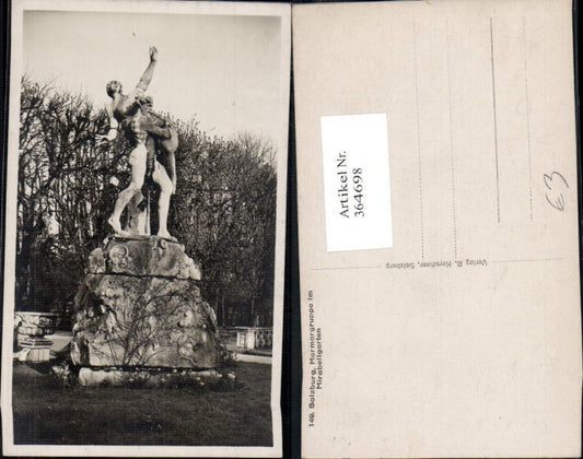 364698,Statue Salzburg Marmorgruppe im Mirabellgarten