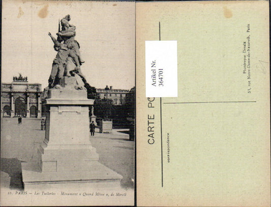 364701,Statue Paris Les Tuileries Monument Quand Meme