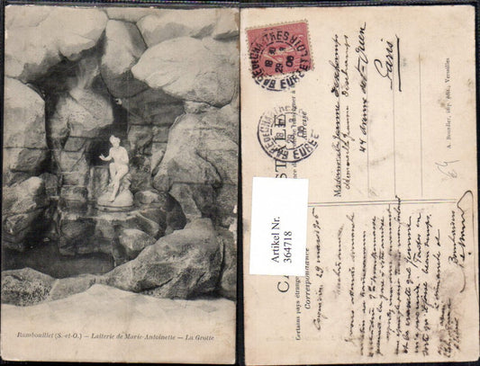 364718,Statue Rambouillet Laiterie de Marie-Antoinette La Grotte