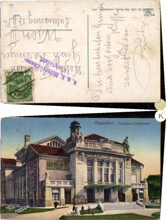 63440,Klagenfurt Jubiläums Stadttheater 1913 pub Leon 2154