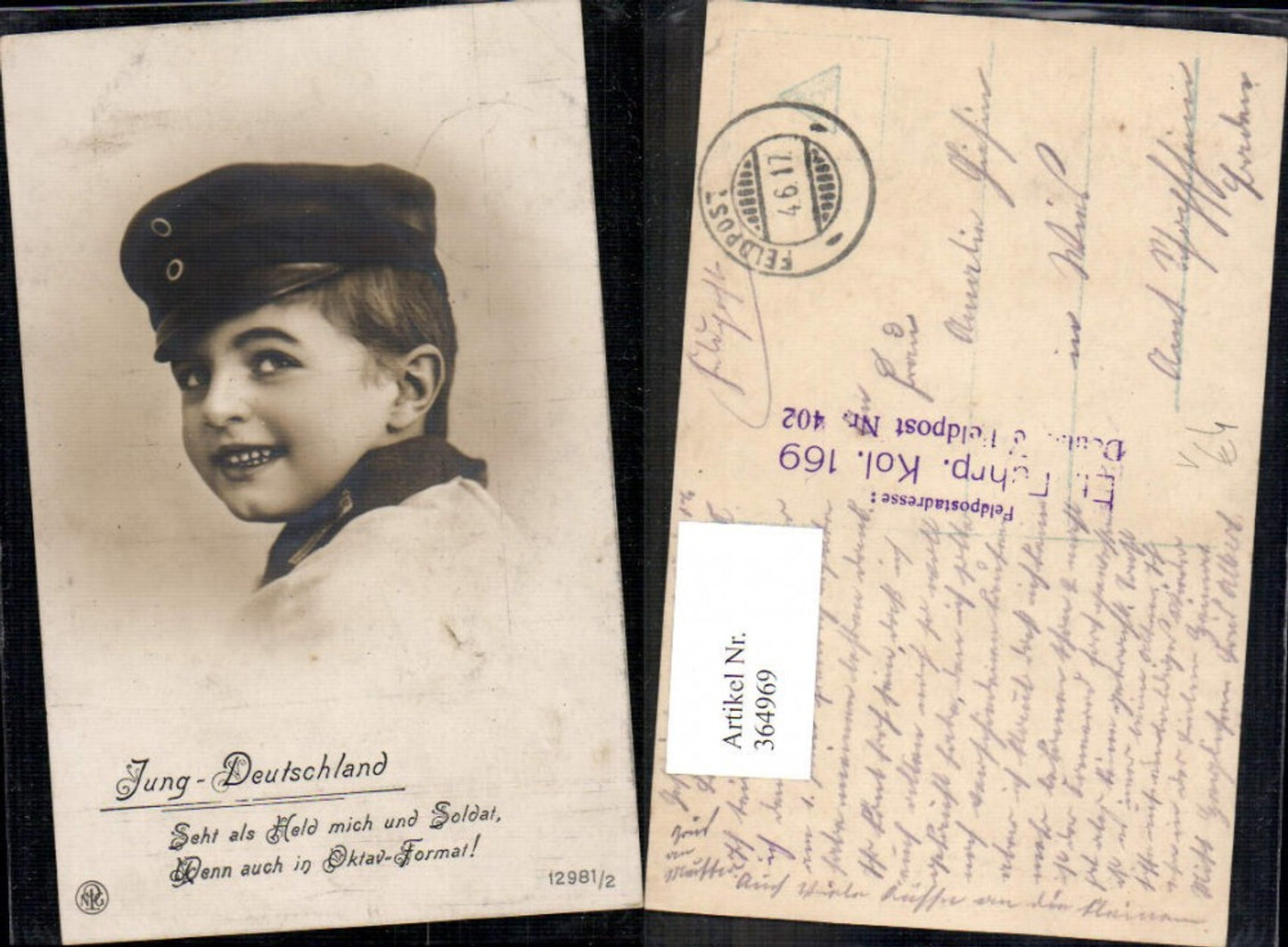 364969,Kind Bub Junge Portrait Hut Jung-Deutschland Spruch pub NPG 12981/2