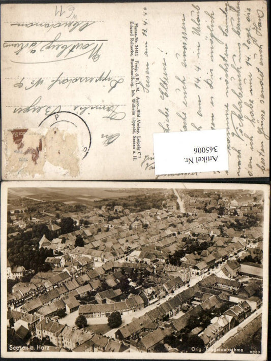 365006,Seesen am Harz Totale Fliegeraufnahme 9587