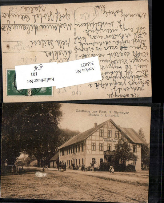 365027,Müden b. Unterlüß Gasthaus zur Post H. Niemeyer