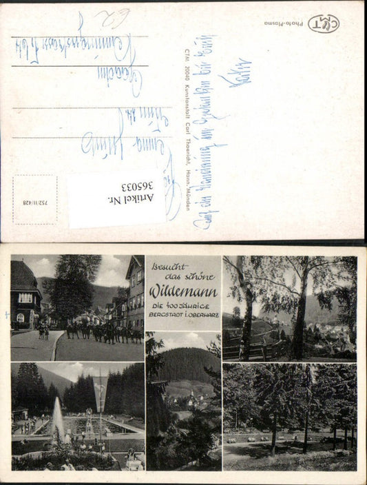 365033,Wildemann im Oberharz Totale Schwimmbad Straßenansicht Mehrbildkarte