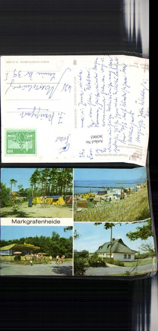 365065,Rostock Markgrafenheide Zeltplatz Strand Gaststätte Krakus Mehrbildkarte