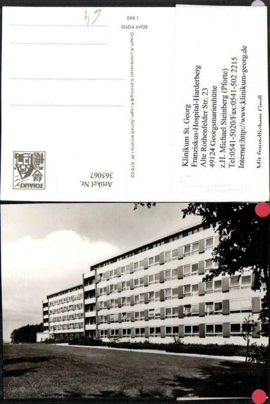 365067,Harderberg b. Osnabrück Georgsmarienhütte Franziskus Hospital Krankenhaus