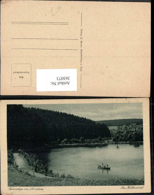 365073,Braunlage im Oberharz am Kollieteich Teich Ruderboot