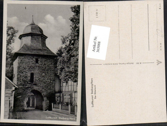 365088,Stolberg im Harz Ritterturm Turm Tor
