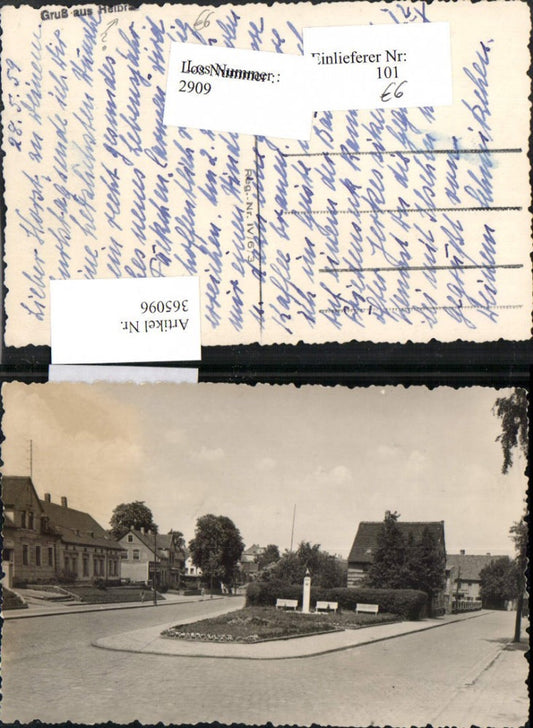 365096,Foto AK Gruß aus Helbra Straßenansicht