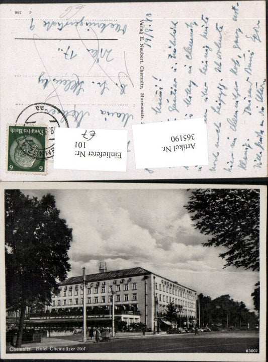 365190,Chemnitz Hotel Chemnitzer Hof
