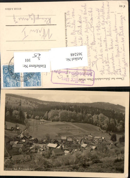 365248,Vesser Totale b. Schmiedefeld Posthilfsstempel