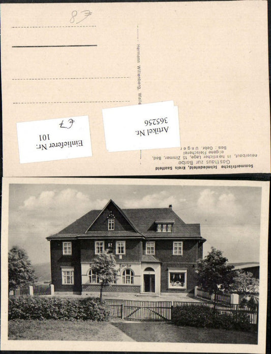 365256,Schmiedefeld Gasthaus zur Barbe