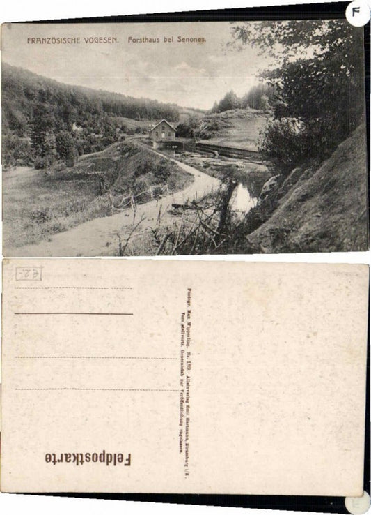 63940,Vogesen Forsthaus bei Senones 1915