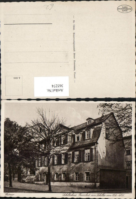 365274, Weimar Schillerhaus House