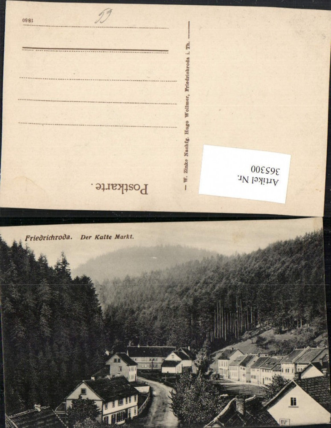365300,Friedrichroda Der Kalte Markt