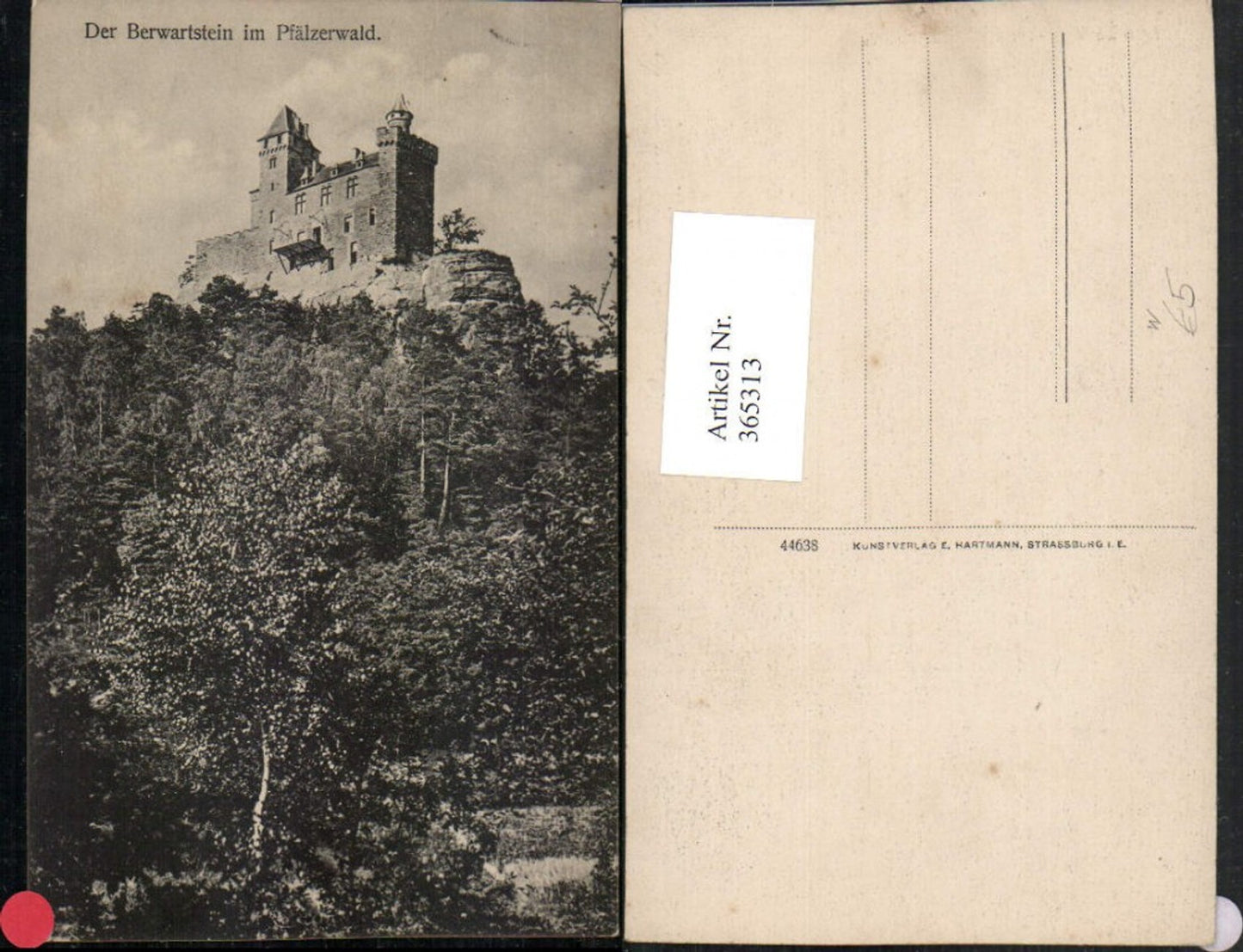 365313,Burg Berwartstein im Pfälzerwald b. Erlenbach bei Dahn