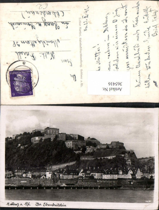 365416,Koblenz am Rhein Festung Ehrenbreitstein