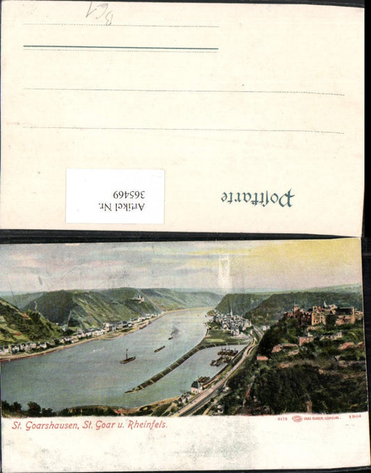 365469,St. Goarshausen St. Goar u. Burg Rheinfels