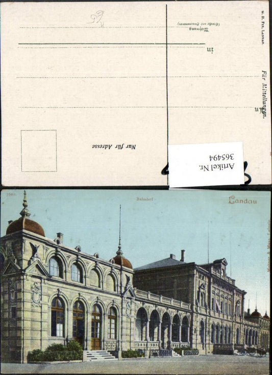 365494,Landau in der Pfalz Bahnhof