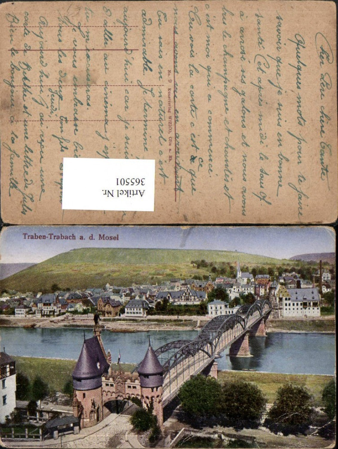 365501,Traben-Trabach an d. Mosel Totale Brücke