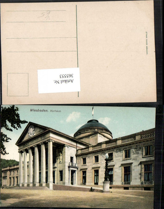 365553,Wiesbaden Kurhaus Gebäude pub Ottmar Zieher