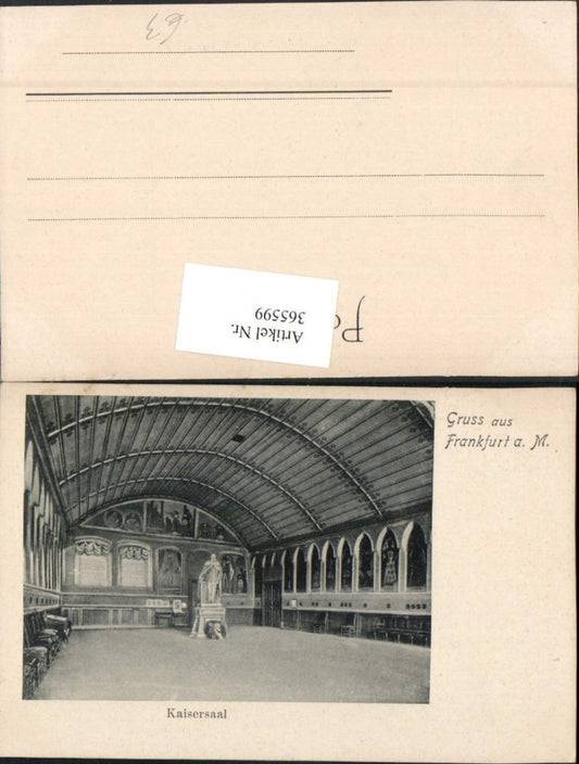 365599,Gruß aus Frankfurt am Main Kaisersaal Innenansicht