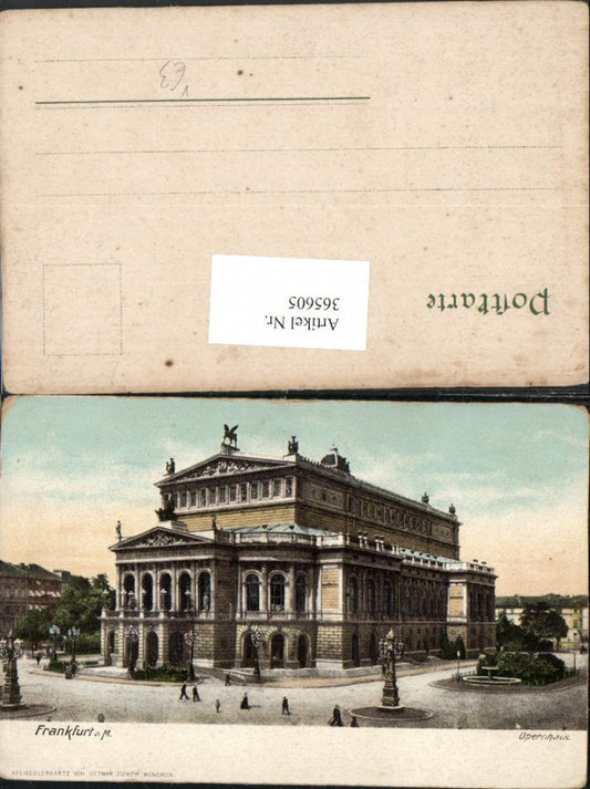 365605,Frankfurt am Main Opernhaus Oper Gebäude pub Ottmar Zieher