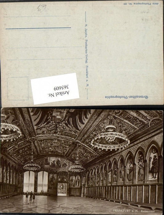 365609,Frankfurt am Main Kaisersaal Innenansicht