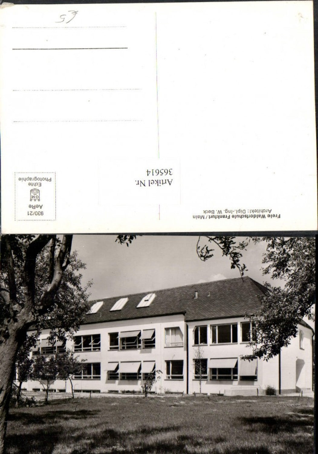 365614,Frankfurt am Main Waldorfschule Schule