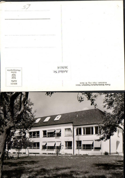 365614,Frankfurt am Main Waldorfschule Schule