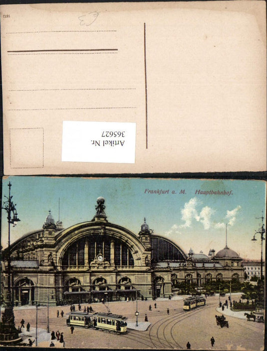 365627,Frankfurt am Main Hauptbahnhof Bahnhof Straßenbahn