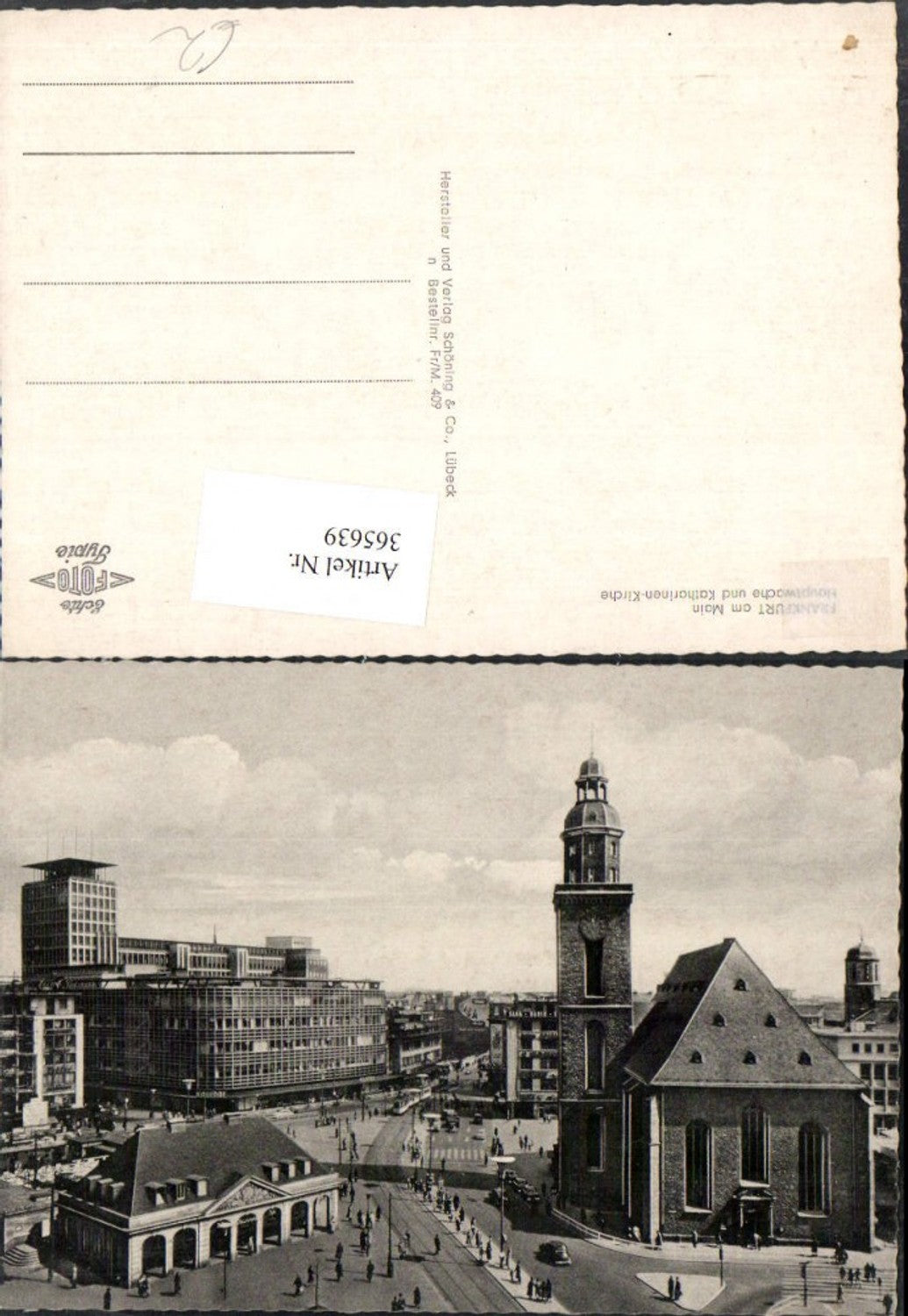 365639,Frankfurt am Main Hauptwache u. Katharinen-Kirche