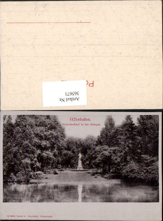 365671,Wiesbaden Kaiserdenkmal in den Anlagen