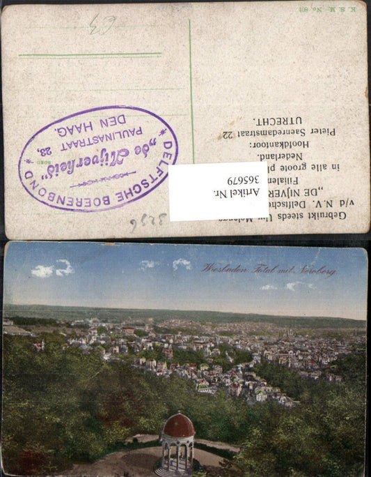 365679,Wiesbaden Totale m. Neroberg Tempel