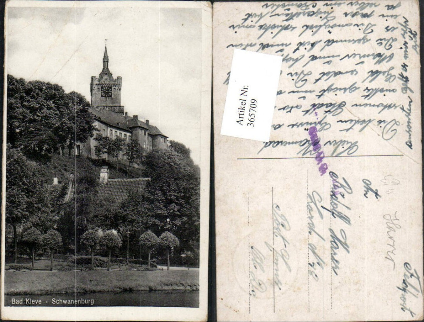 365709,Bad Kleve Schwanenburg Burg